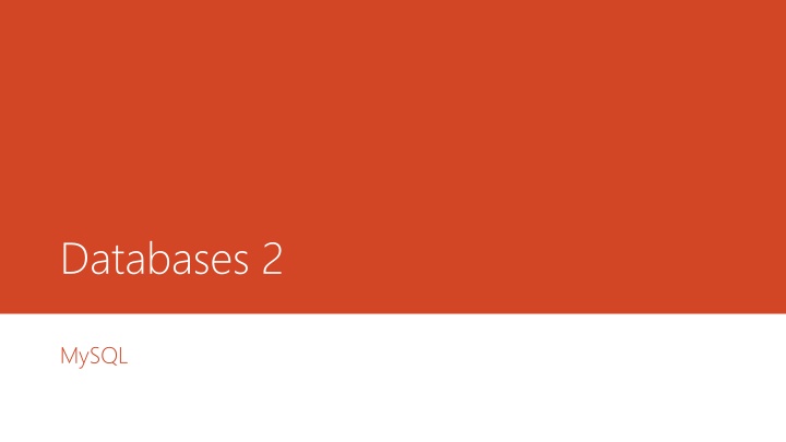 databases 2 n.w