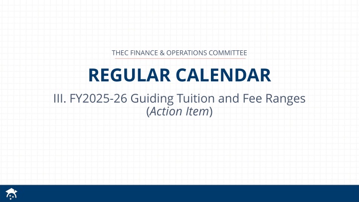 thec finance operations committee regular n.w