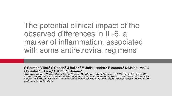 the potential clinical impact of the observed n.w
