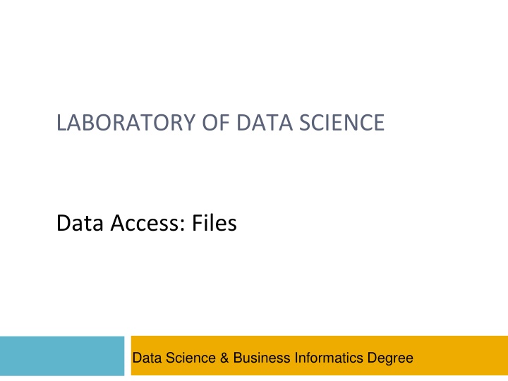 laboratory of data science n.w