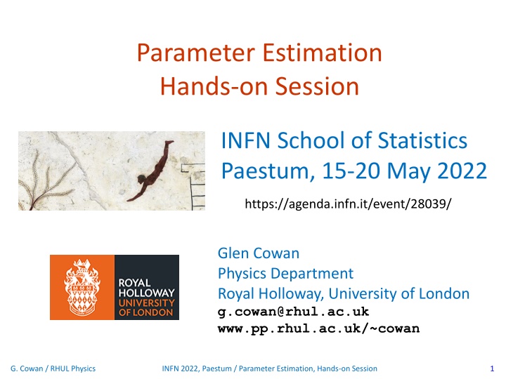 parameter estimation hands on session n.w