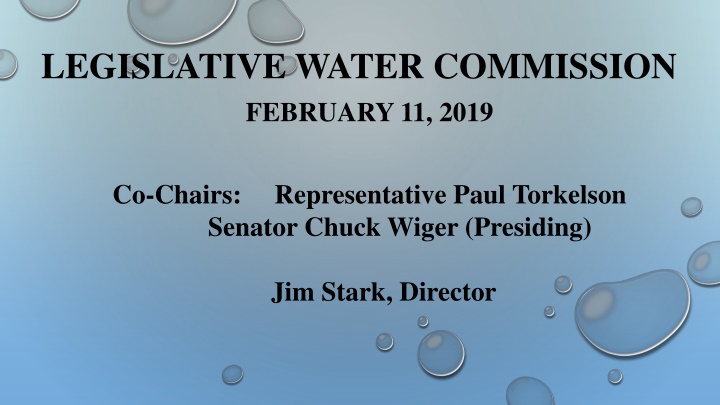 legislative water commission february 11 2019 n.w