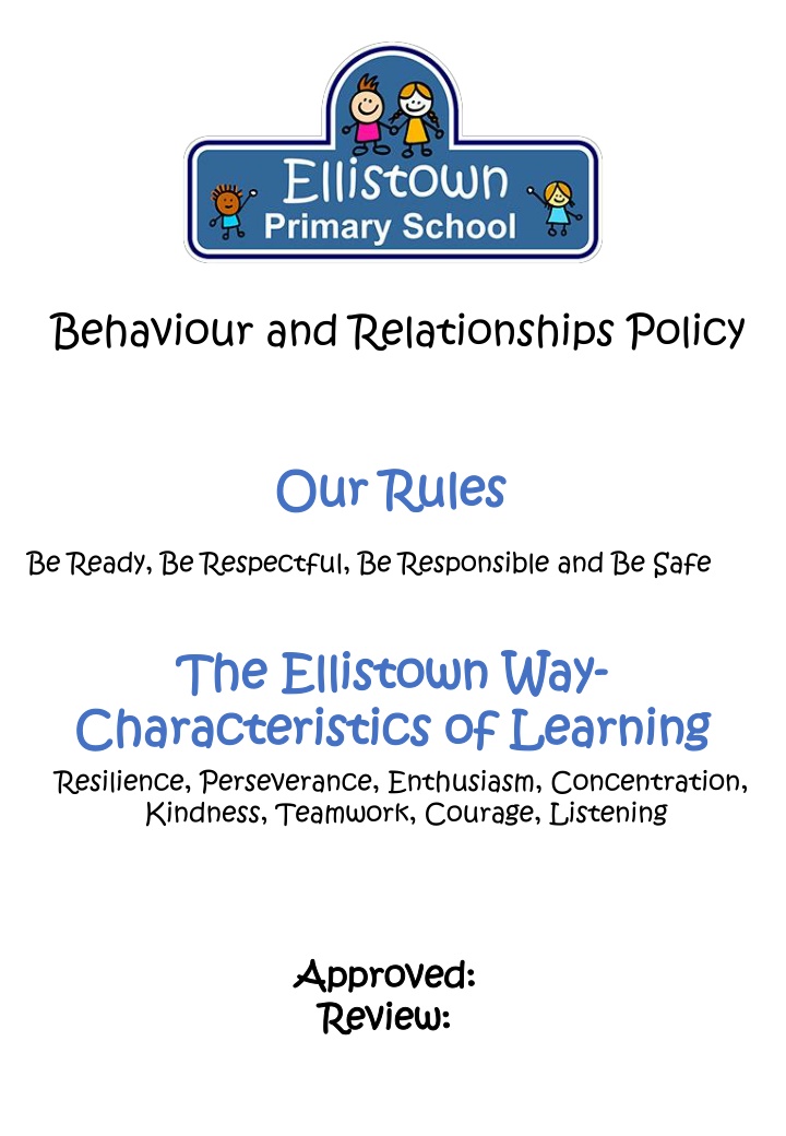 behaviour and relationships policy n.w