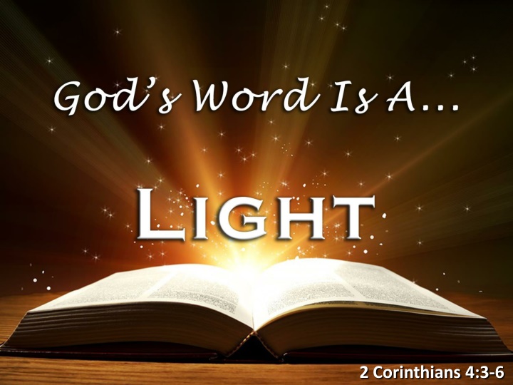 2 corinthians 4 3 6 n.w
