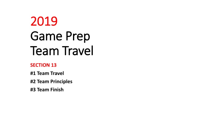 2019 2019 game prep game prep team travel team n.w
