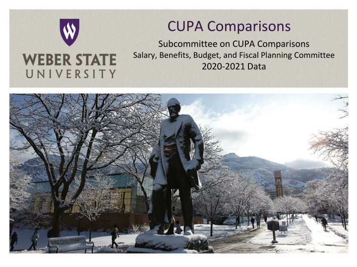 cupa comparisons subcommittee on cupa comparisons n.w