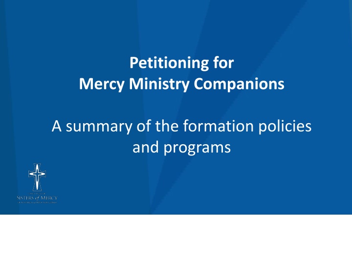 petitioning for mercy ministry companions n.w