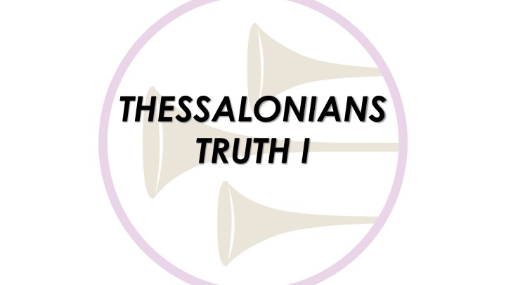 thessalonians truth i n.w