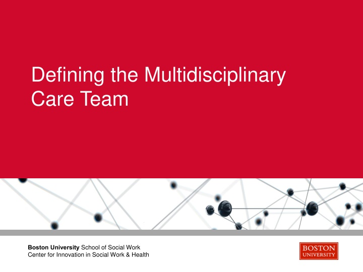 defining the multidisciplinary care team n.w