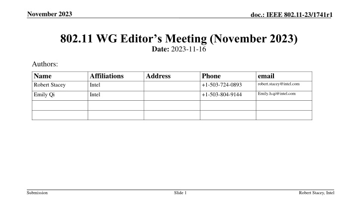november 2023 n.w
