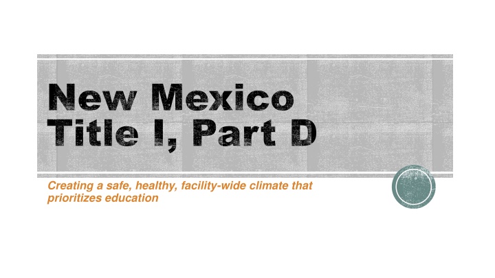 new mexico title i part d n.w
