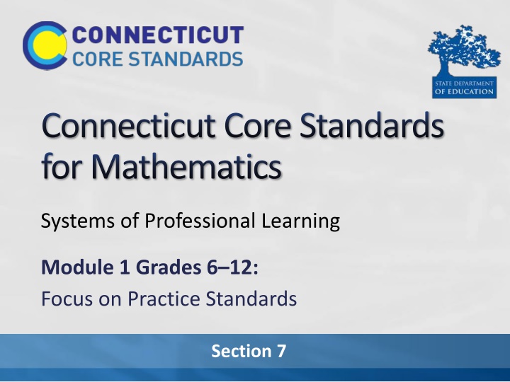 connecticut core standards for mathematics n.w