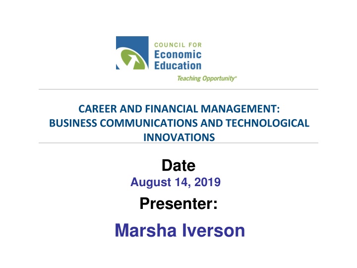 career and financial management business n.w
