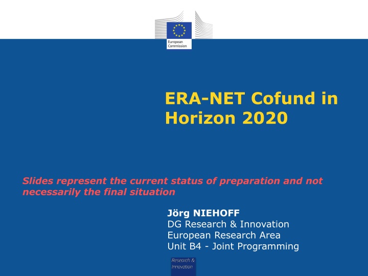 era net cofund in horizon 2020 n.w
