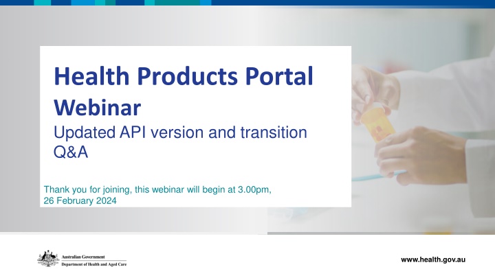 health products portal webinar updated n.w