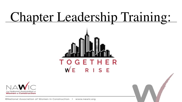 chapter leadership training n.w