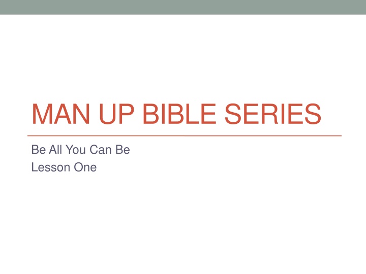man up bible series n.w