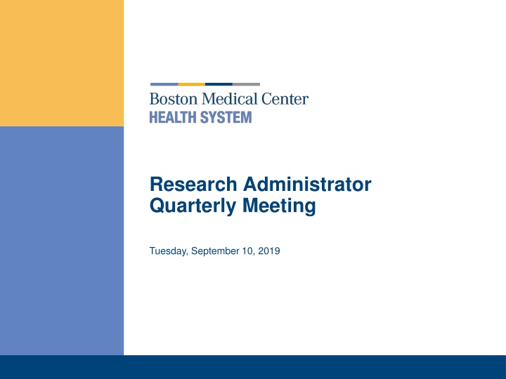 research administrator quarterly meeting n.w