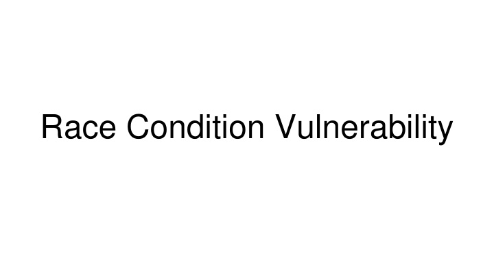 race condition vulnerability n.w