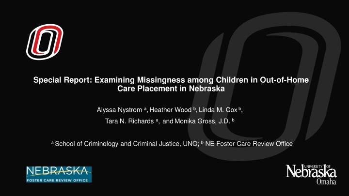 special report examining missingness among n.w