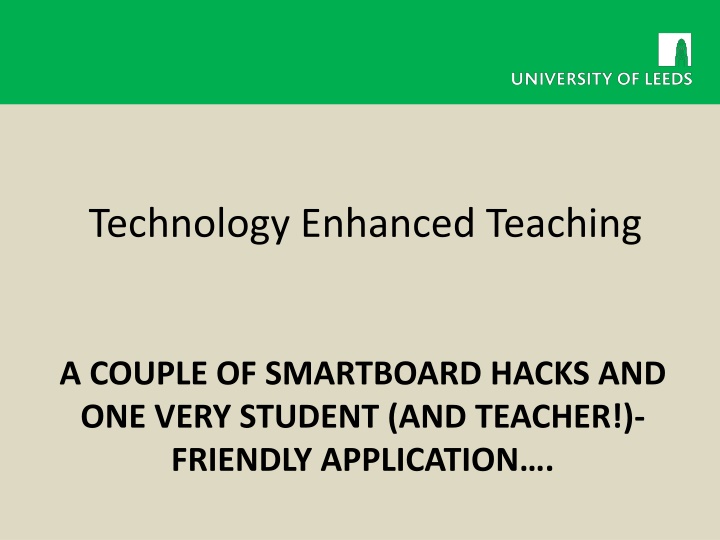 technology enhanced teaching n.w