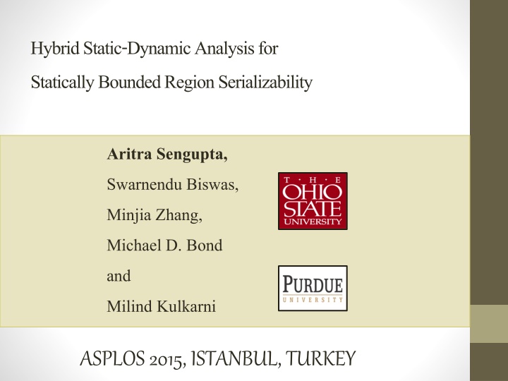 hybrid static dynamic analysis for statically n.w