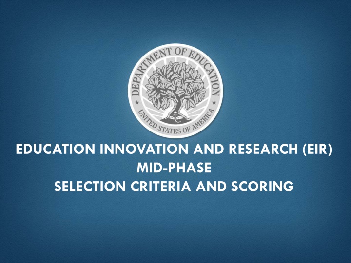 education innovation and research eir mid phase n.w