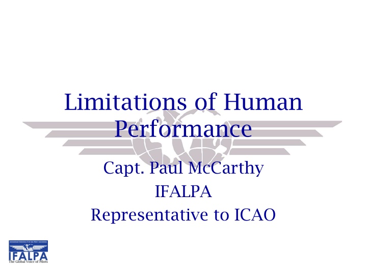 limitations of human performance n.w