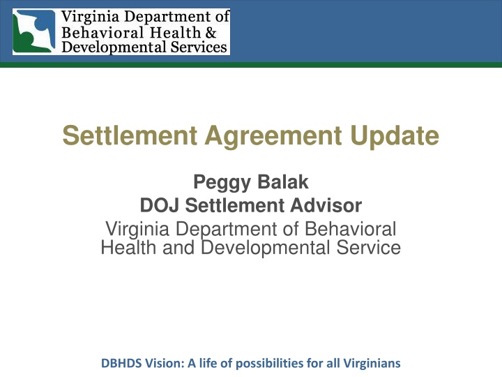 settlement agreement update n.w