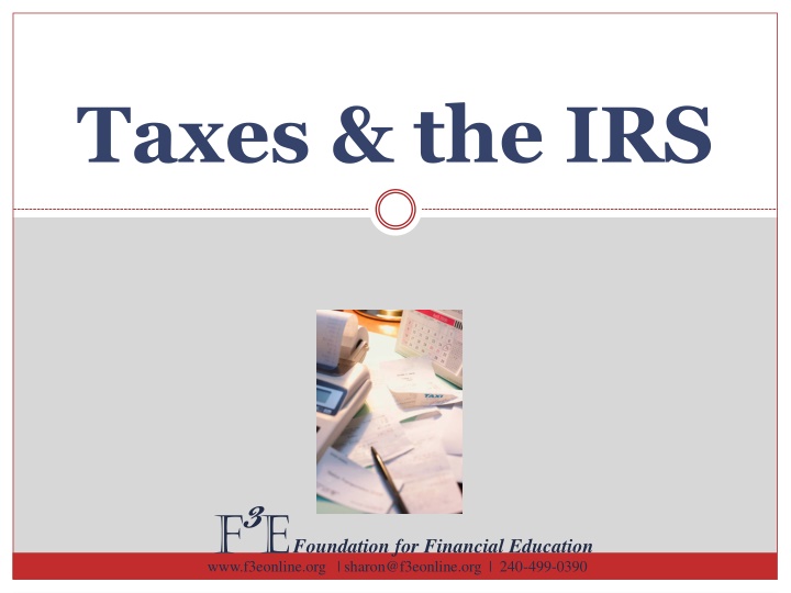 taxes the irs n.w
