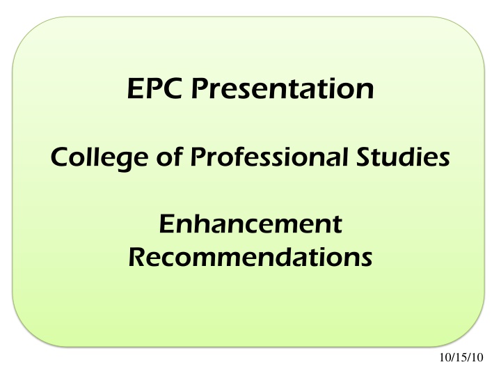 epc presentation n.w