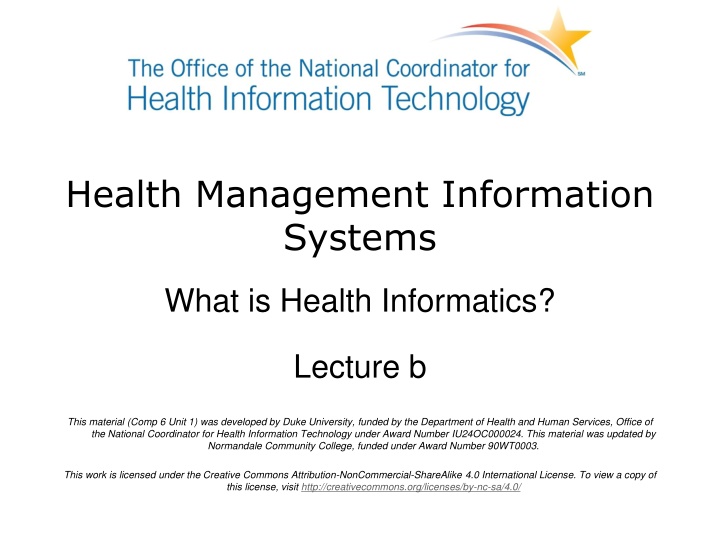 health management information systems n.w