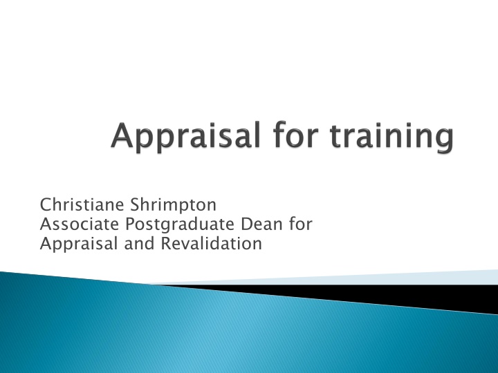 christiane shrimpton associate postgraduate dean n.w