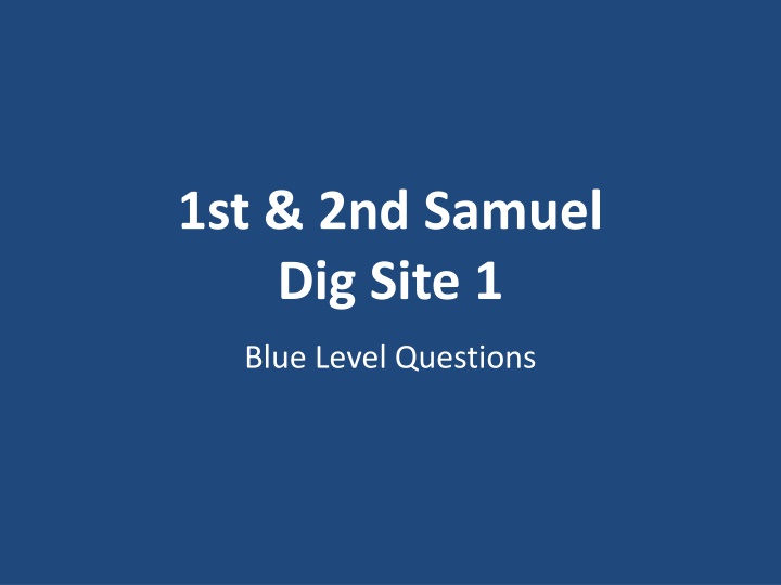 1st 2nd samuel dig site 1 n.w