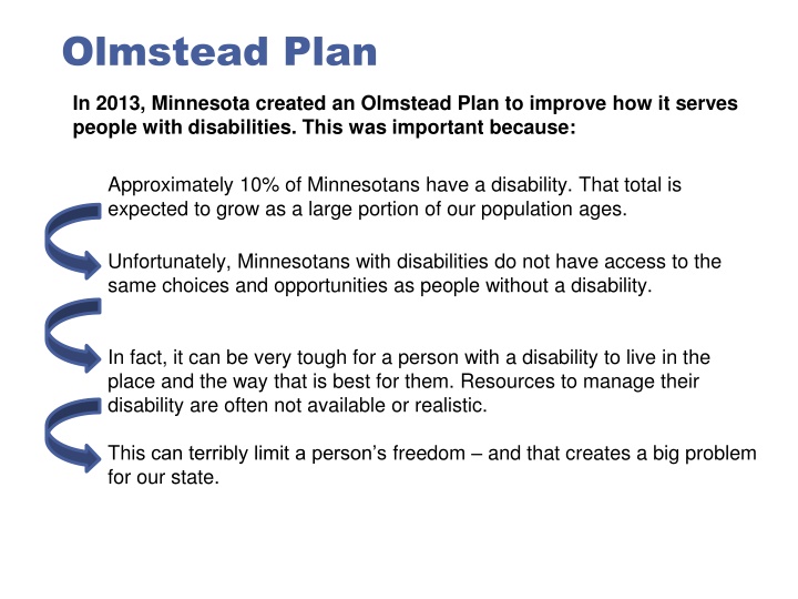 olmstead plan n.w