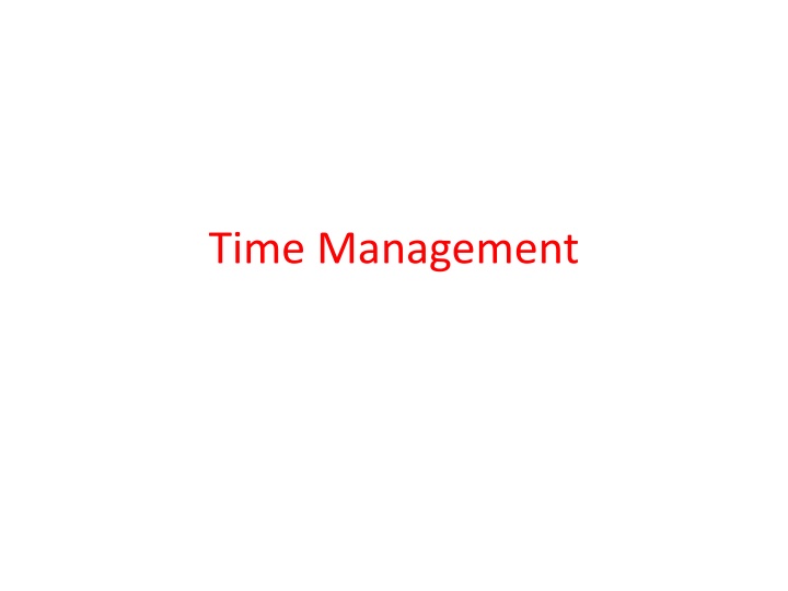 time management n.w
