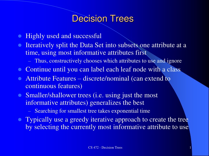 decision trees n.w
