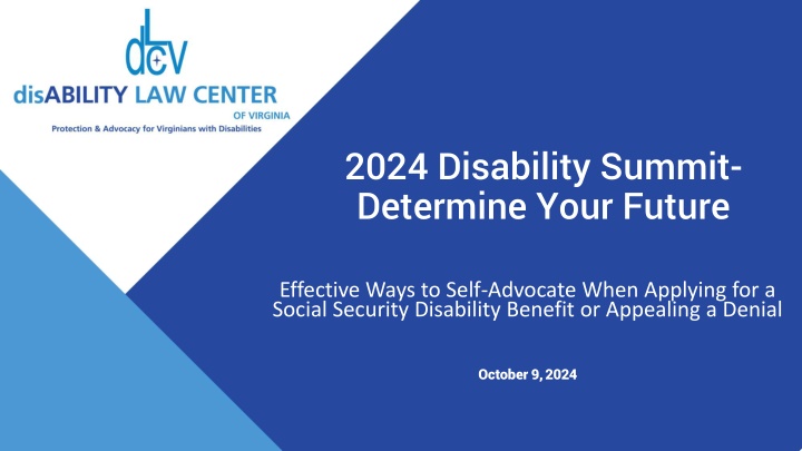 2024 disability summit determine your future n.w
