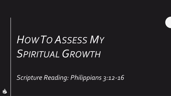 h ow t o a ssess m y s piritual g rowth n.w