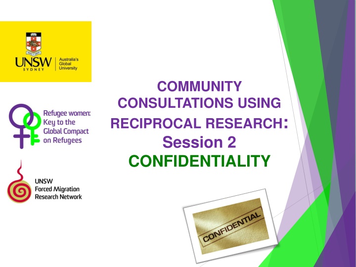 community consultations using reciprocal research n.w