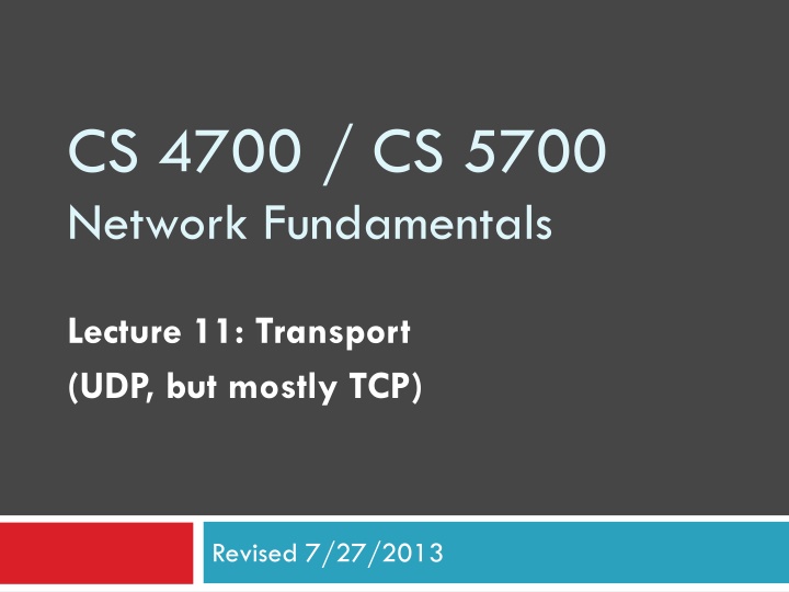 cs 4700 cs 5700 network fundamentals n.w