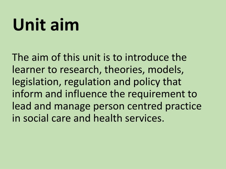 unit aim n.w