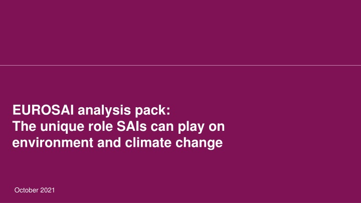 eurosai analysis pack the unique role sais n.w