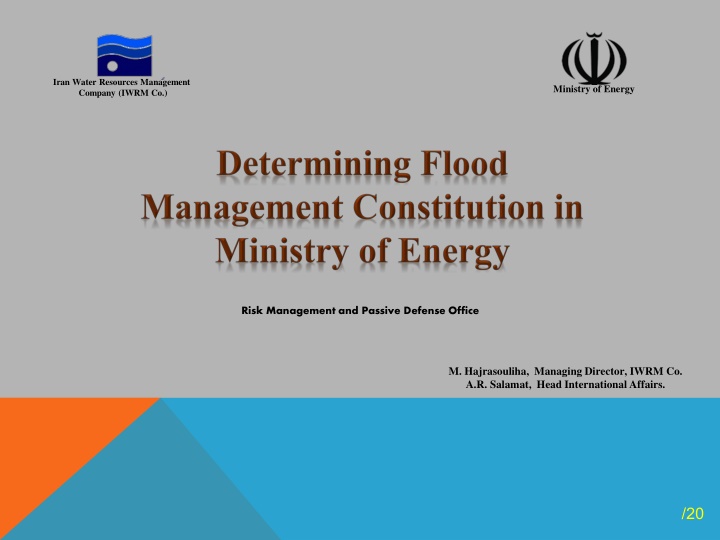 iran water resources management company iwrm co n.w