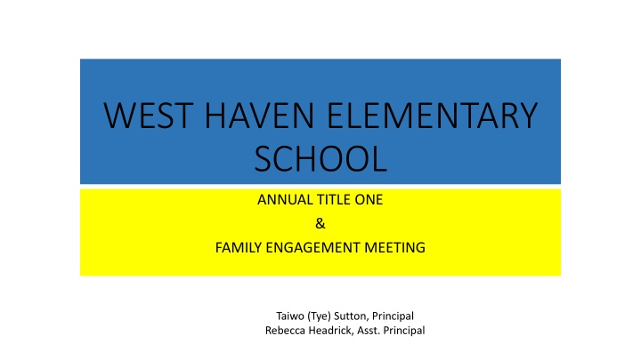 west haven elementary school n.w