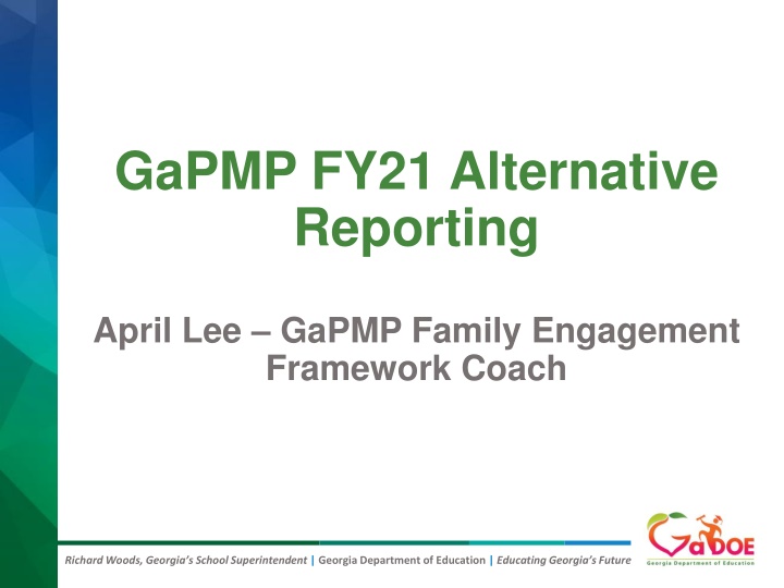 gapmp fy21 alternative reporting n.w