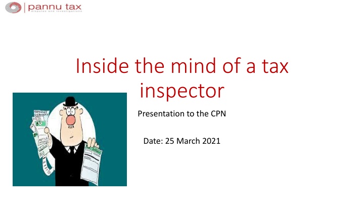 inside the mind of a tax inspector n.w
