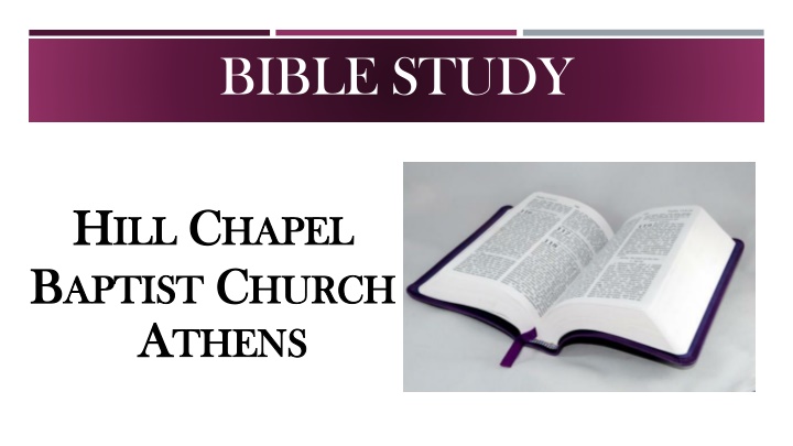 bible study n.w