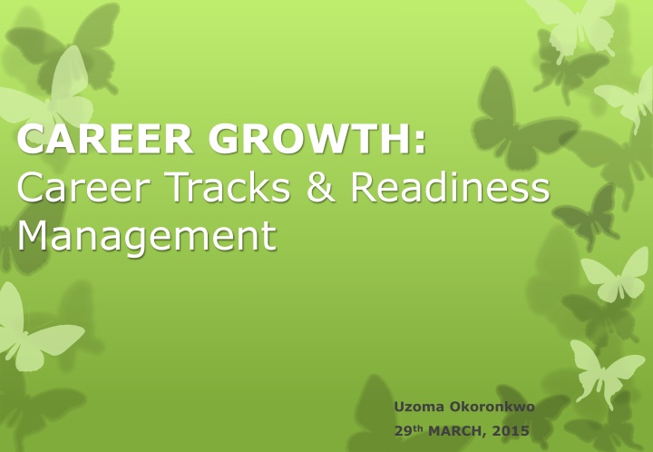 career growth career tracks readiness management n.w