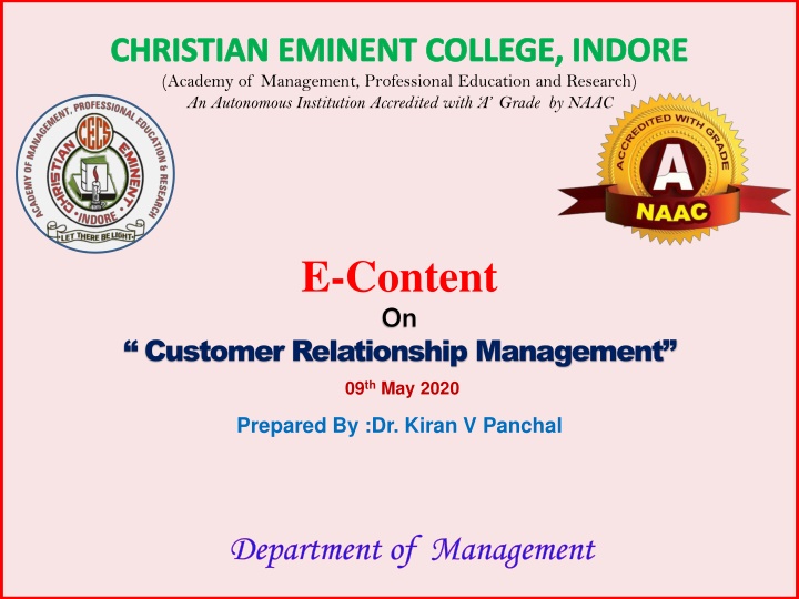 christian eminent college indore academy n.w